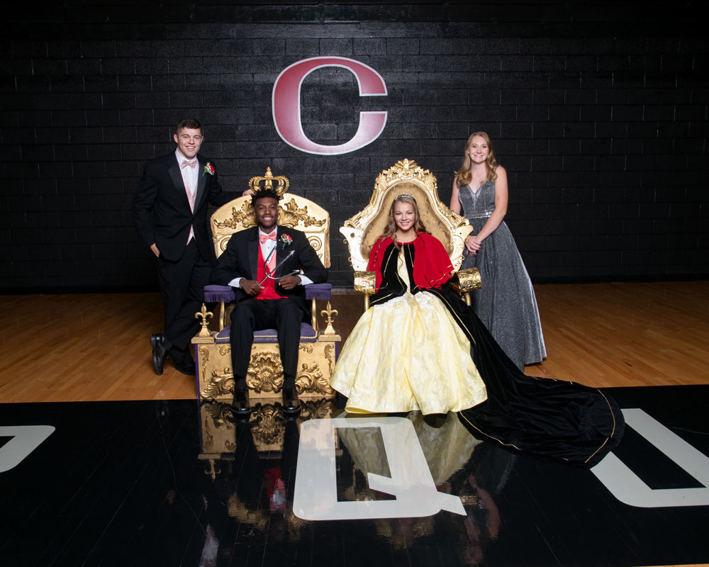 Clinton High School Homecoming royalty